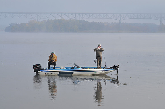 Fishermen on the Hudson River