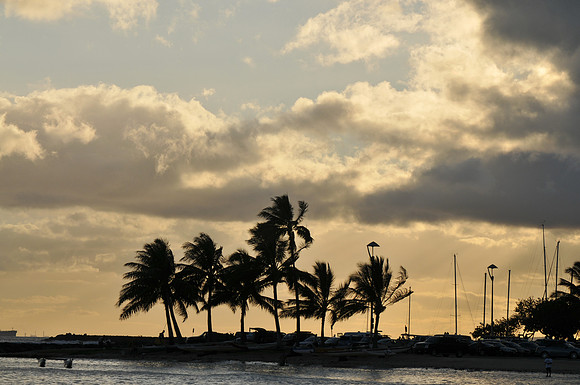 Sunset at Waikiki