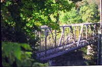Narrow gauge railroad bridge over Catskill Creek